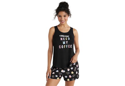 Joyspun Women's Pajama Set