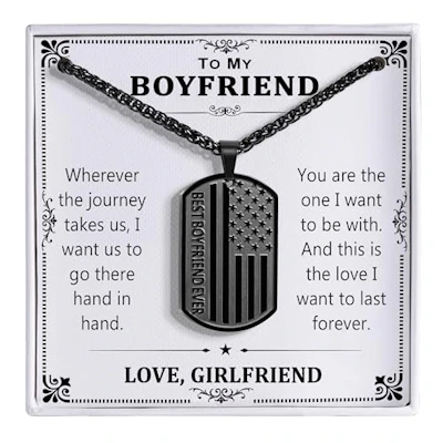 Dog Tag Necklace, 24 in