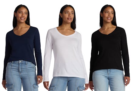 Time and Tru Women's Cotton Tee