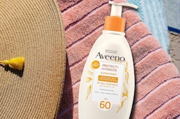 Aveeno Sunscreen Body Lotion, as Low as $18.18 Each on Amazon (Reg. $27.27) card image