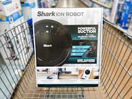 a robot vacuum on the floor