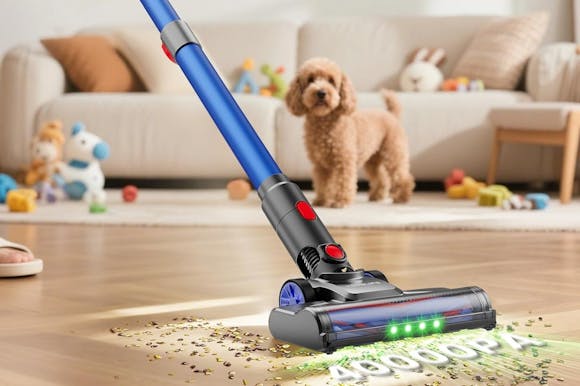 Cordless Vacuum Cleaner, Only $55 With Amazon Promo Code (Save 50%)
