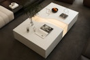 Lifestyle image of the FUFU&GAGA coffee table in home living room setting