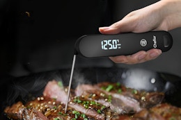 This Digital Meat Thermometer Is Only $9.99 on Amazon card image