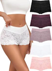 Women's Lace Boyshorts 5-Pack