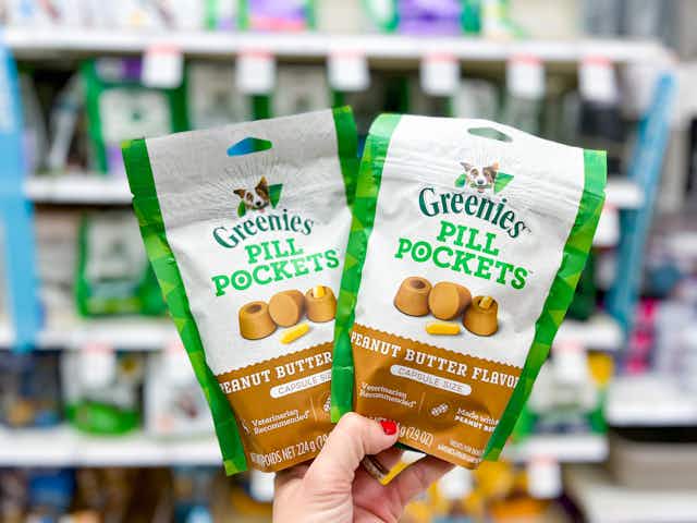 Greenies 15.8-Ounce Pill Pockets, as Low as $10.18 on Amazon card image