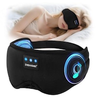 Sleep Mask with Bluetooth Headphones