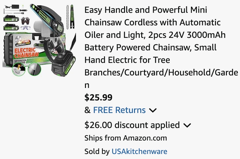 an amazon cart ending in $25.99
