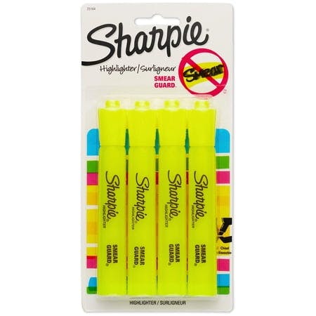 Sharpie Tank Highlighters 4-Pack