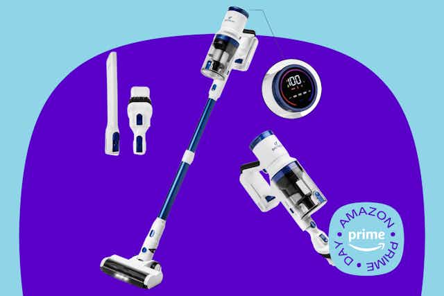 Cordless Stick Vacuum, Just $59.99 for Prime Day (Still Available) card image