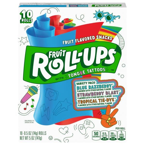 2 Betty Crocker Fruit Roll-Ups