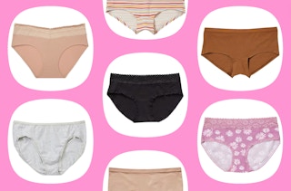 collage of womens panties