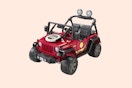 red power wheels jeep