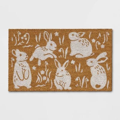 Threshold Spring Bunnies Doormat