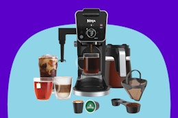 Ninja Single-Serve Hot and Iced Coffee Maker, $170 on Amazon card image