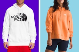 Steep Discounts on The North Face: $30 Pullover, $17 Tees, $17.50 Belt Bag card image