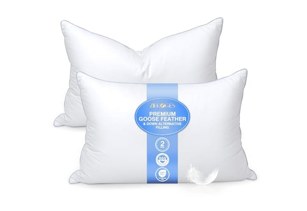 Goose Feather Pillow 2-Pack