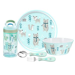 Zak Designs 5-Piece Dinnerware Set