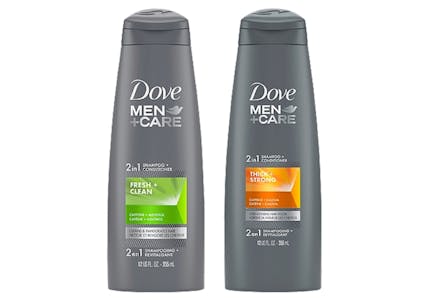 2 Dove Men 2-in-1 Shampoo and Conditioner