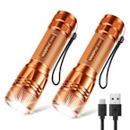 Rechargeable Flashlights 2-Pack