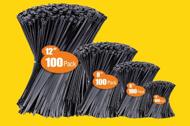 Get 400 Zip Ties in Assorted Sizes for Just $5.69 on Amazon card image