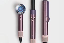 dyson plum hair tools