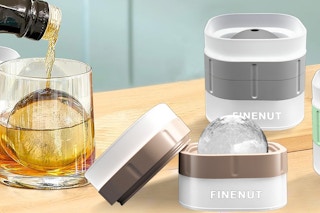 ice molds on a table