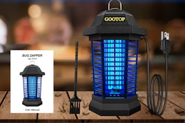 This Outdoor Bug Zapper Is Amazon's Choice — $38 After Coupon (20K Ratings) card image