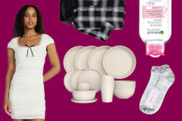 Apparel, dinnerware and more
