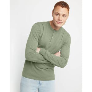 Hanes Men's Henley T-shirt
