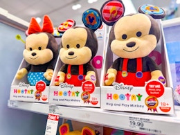 Disney Hug and Play Mickey Plush, Only $4.74 at Target (Reg. $20) card image