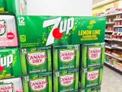 7up canada dry soda 12-packs in walgreens