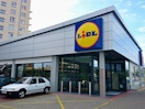The outside of a Lidl store