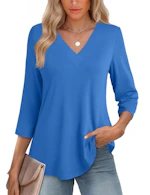 Women's V-Neck Tunic Top
