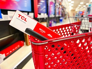 tcl soundbar in target cart