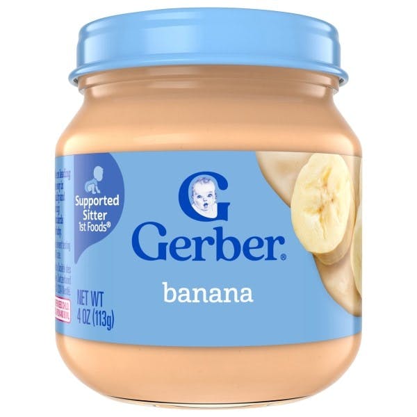 2 Gerber Baby Food Jars