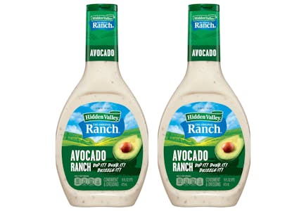 2 Hidden Valley Avocado Ranch Dressings