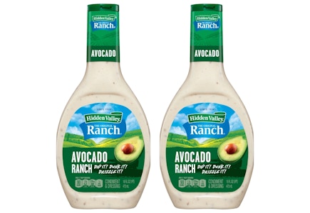 2 Hidden Valley Avocado Ranch Dressings