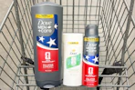 dove fifa body wash and deodorant in a shopping cart