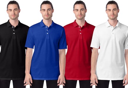 Hanes X-Temp Men's Polo Shirt