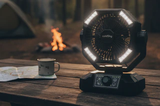 a camping fan