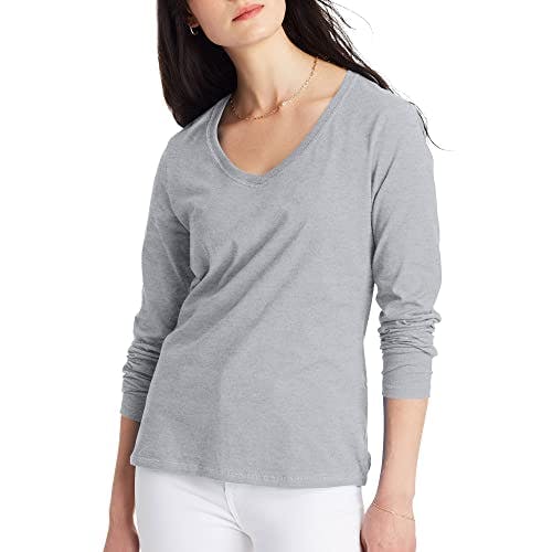 Hanes Women's Long-Sleeve Tee