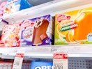 good humor ice cream bars sitting on a target shelf