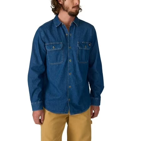Adult Long Sleeve Denim Shirt
