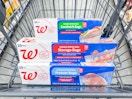 walgreens brand storage bags in cart