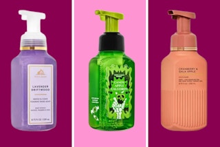 A triptych of hand soaps
