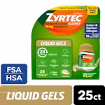 Zyrtec Allergy Relief Liquid Gels