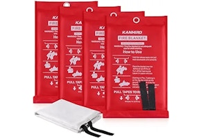 Emergency Fire Blankets 4-Pack
