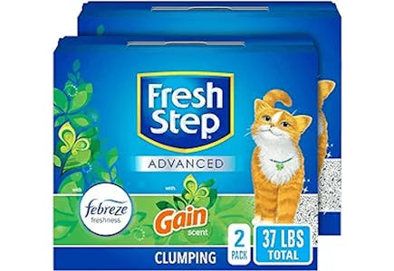 Fresh Step Clumping Cat Litter 2-Pack