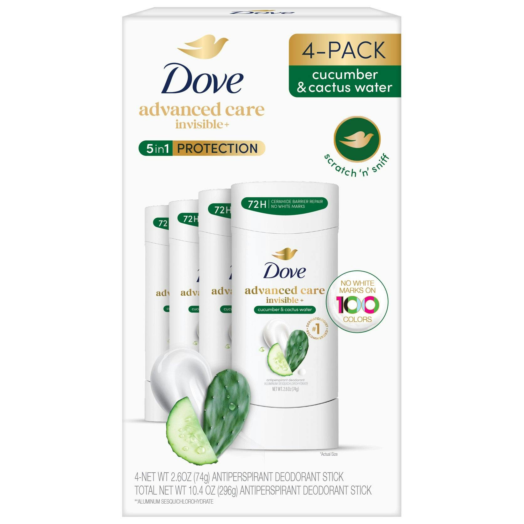 Dove Advanced Care Deodorant 4-Pack